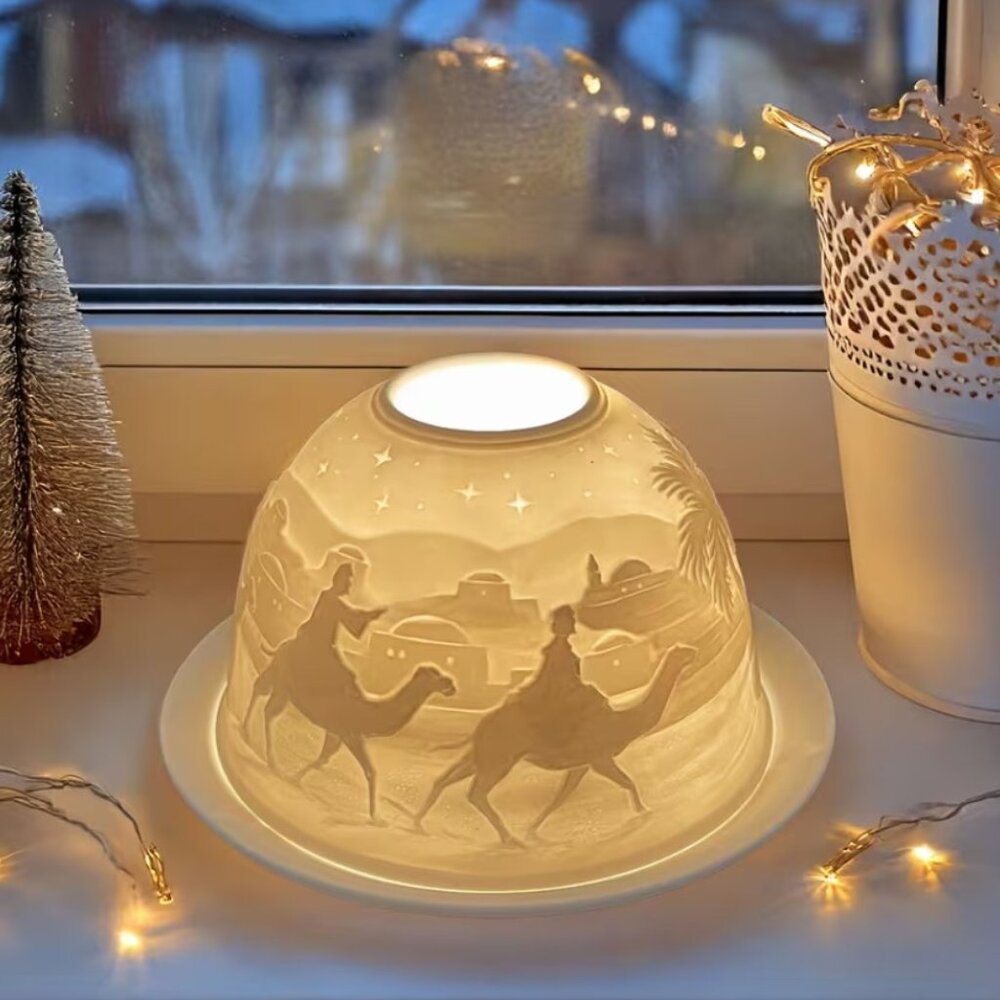 Christmas Nativity Fairy Lamp Lithophane - Picture 2 of 5